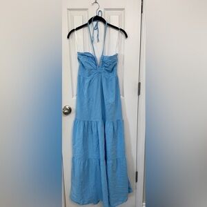 Blue Sleeveless Dress